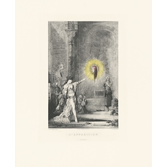 Engraving The apparition: Salome and the head of Saint John the Baptist - Gustave Moreau