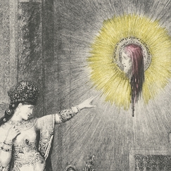 Engraving The apparition: Salome and the head of Saint John the Baptist - Gustave Moreau