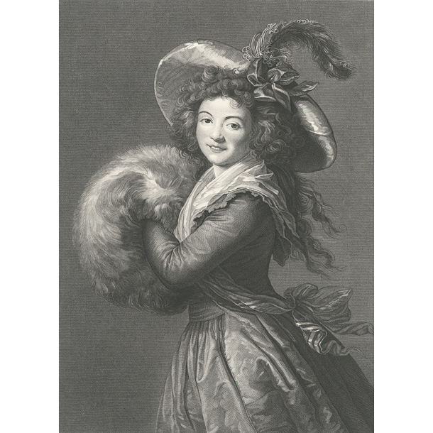 Mrs. Molé-Raymond, member of the French comedy society - Louise-Elisabeth Vigée-Lebrun