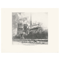 L'abside de Notre-Dame de Paris - Louis Orr