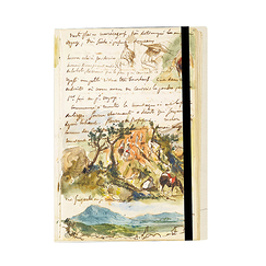 Cahier à élastique Eugène Delacroix - Cavaliers