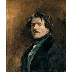 Self-portrait with green vest