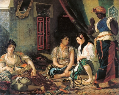 Femmes d'Alger dans leur appartement