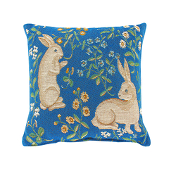 Blue Rabbit Cushion