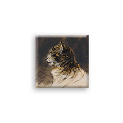 Magnet Delacroix - Head of a Cat