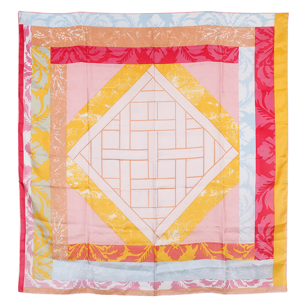 Versailles Square scarf - Pink