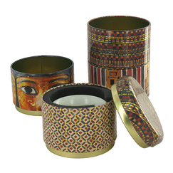 Box of 4 sarcophagus cups