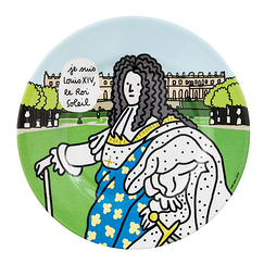 Louis XIV Plate I am Louis XIV, the Sun King