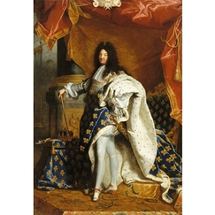 Assiette Je suis Louis XIV, le Roi Soleil