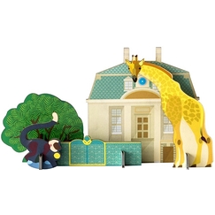 King's menagerie pop out card - Giraffe