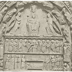 Statues-colonnes du portail latéral de droite de Notre-Dame de Chartres - Charles Nègre