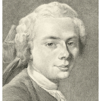 Estampe Le jeune homme au violon - Jean-Baptiste Siméon Chardin