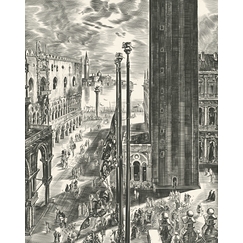 Piazetta de Venise - Albert Decaris