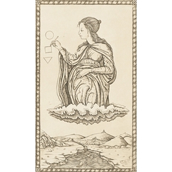 Géométrie, Carte 24 du tarot de Mantegna