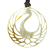 Necklace Tsuba heron (Blond horn)