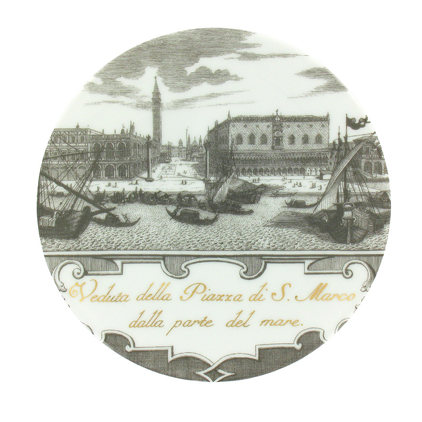 Assiette à mignardises Plan de Venise