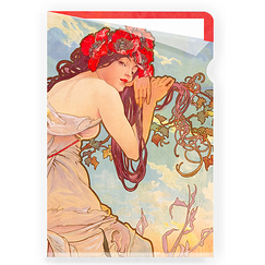 The summer Mucha Clear file - A4