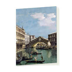 Notebook Canaletto The Rialto Bridge