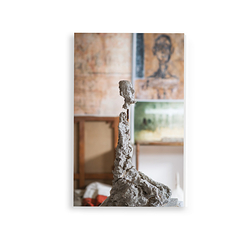 Small Notebook Giacometti - Bust of a Seated Man