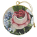 Pendant Rose and cornflowers Marie-Antoinette