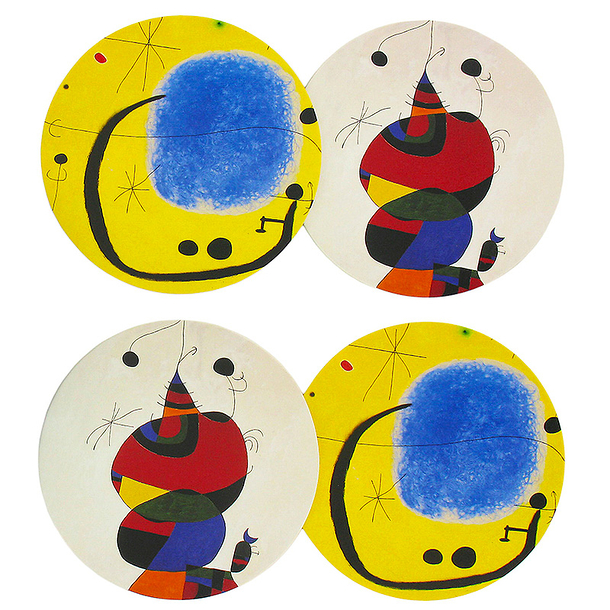 12 Coasters Miró