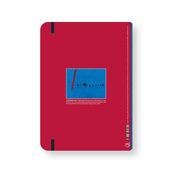 Notebook with Elastic Band Miró - Blue II and Blue III