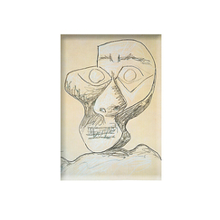 Magnet Picasso Skull Self-portrait