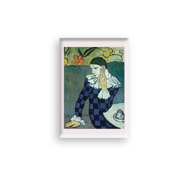 Magnet Picasso Arlequin assis