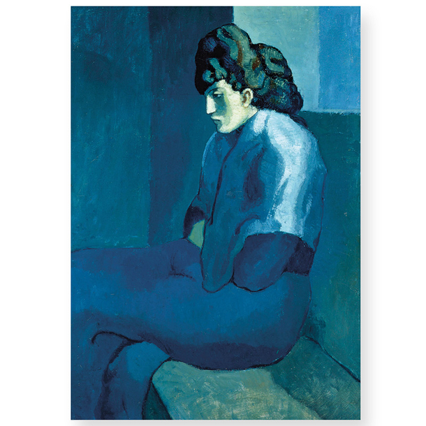 Affiche Picasso Femme assise au fichu