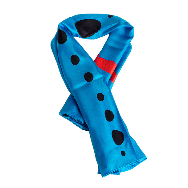 Foulard Miró - Bleu II