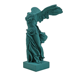 Victoire de Samothrace 34 cm - Vert pétrole