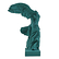 Victoire de Samothrace 34 cm - Vert pétrole