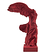 Victoire de Samothrace 34 cm - Rouge sombre