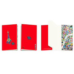 Carnet "Plan de Paris" - Tour Eiffel