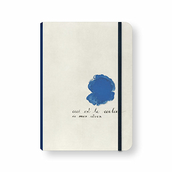 Notebook with Elastic Band Miró - Poem-painting "Ceci est la couleur de mes rêves"
