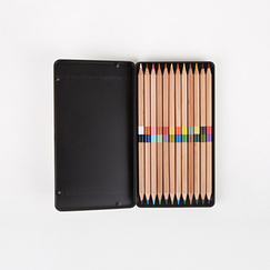 Boîte 12 crayons de couleur duo Bonjour Versailles
