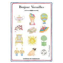 Stickers Montagut - "Bonjour Versailles"