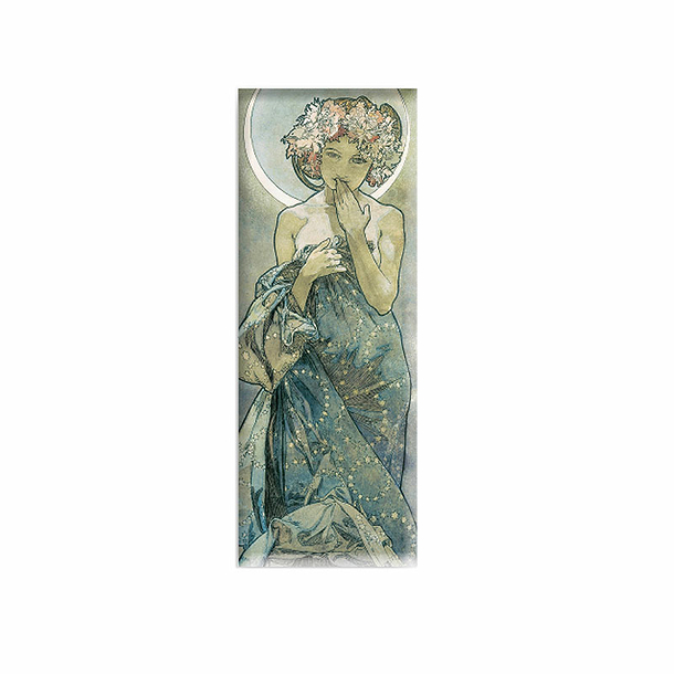 Magnet Alphonse Mucha - La lune et les étoiles