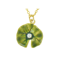 Water Lilies Pendant with chain