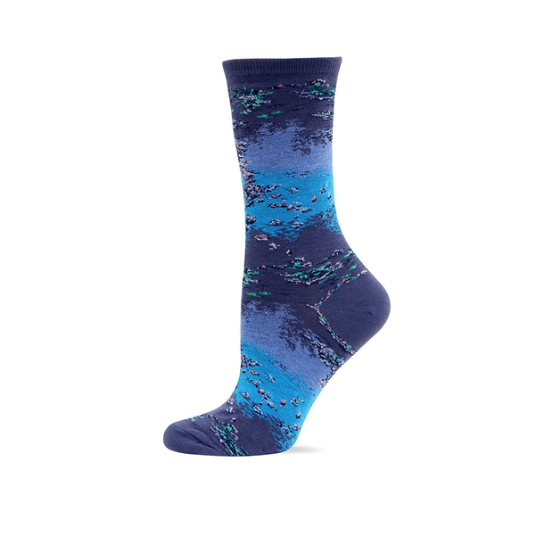 Chaussettes Claude Monet Les nymphéas - Violet