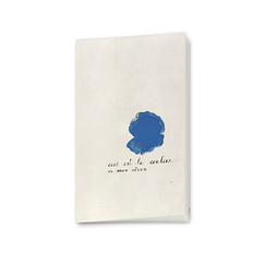 Small Notebook Miró - Poem-painting "Ceci est la couleur de mes rêves"