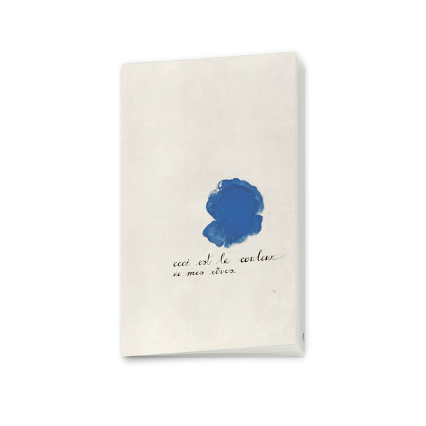 Small Notebook Miró - Poem-painting "Ceci est la couleur de mes rêves"