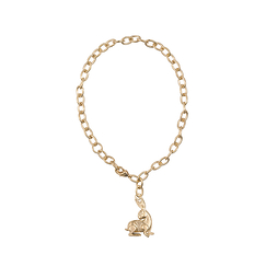 Bracelet pendeloque Lapin