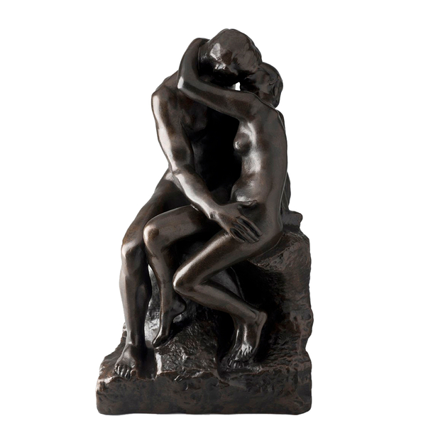 The Kiss - Auguste Rodin - Resin with bronze patina