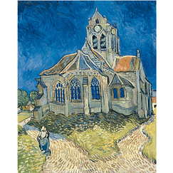 Affiche Van Gogh L'église d'Auvers