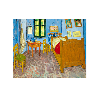 Double card & envelope - Van Gogh's Bedroom