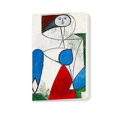 Woman in a armchair Picasso Small notebook