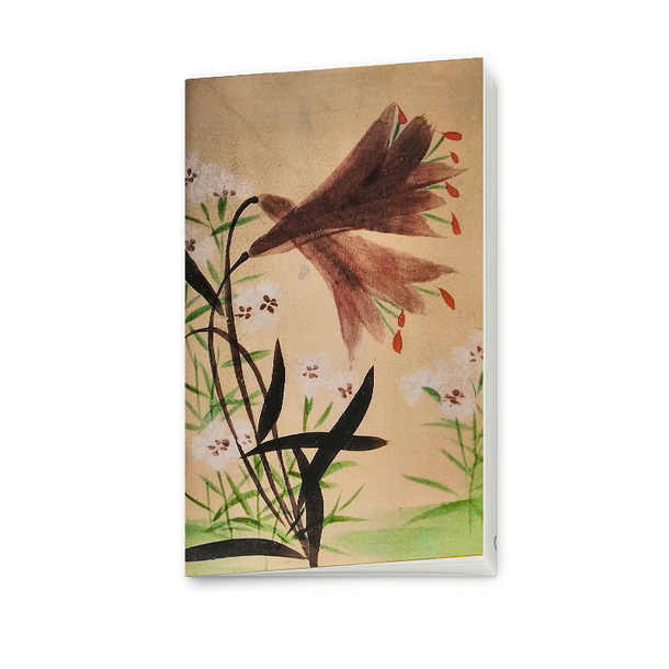 Carnet d'écriture Plat à décor de lys