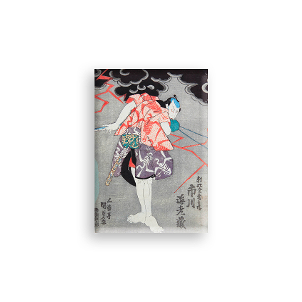 Magnet Kunisada L'acteur Ichikawa Ebizô V