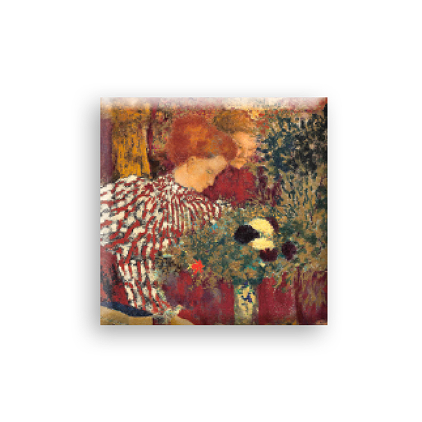 Vuillard The striped bodice Magnet
